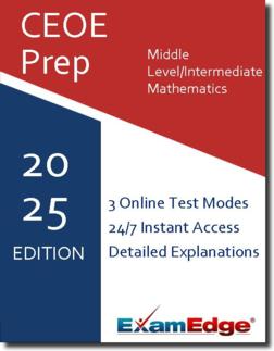 CEOE Middle Level/Intermediate Mathematics  product image