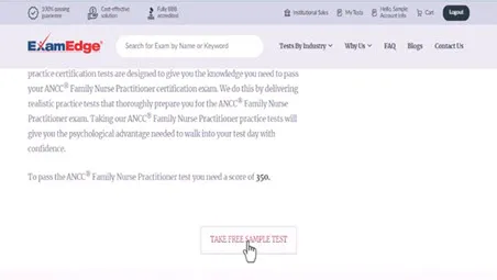 Take a Free Practice Exam on Exam Edge