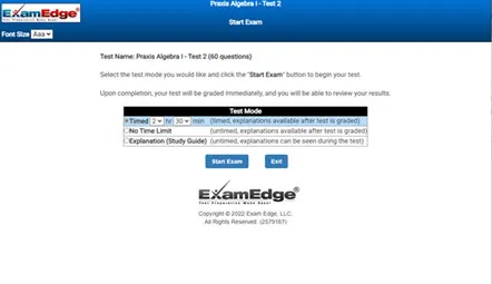 How Do I Take My Practice Exam 